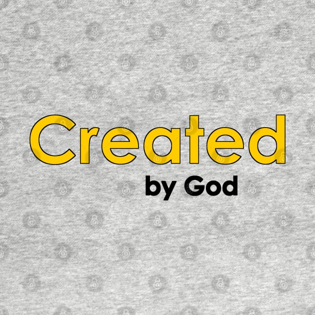 Created by God is Creationism by The Witness